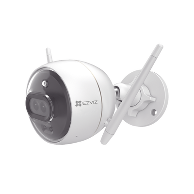 Bala IP 2 Megapíxel / Wi-Fi / Doble Lente / COLORES EN OSCURIDAD / Deteccion de Personas o Vehículos / Cruce de Línea / Intrusión a un área / Audio de dos vías / Luz Estroboscópica / Sirena / MicroSD