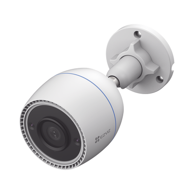 Bala IP 2 Megapíxel / Wi-Fi / Micrófono integrado / Visión 106° / Detección de movimiento / Notificación Push / Ranura Para Memoria / Uso en Exterior