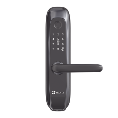 Cerradura Inteligente / Protocolo Zigbee / Códigos Temporales Para Visitantes / Lectura de Huella / Lectura de Tag / Contraseña / Botón para Timbrar / Alarma Anti-intrusión / Uso en Interior / Incluye HUB