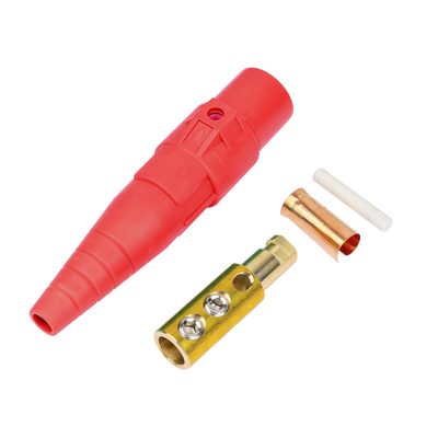 Conector camlock | 400 AMPERES | MACHO | color rojo