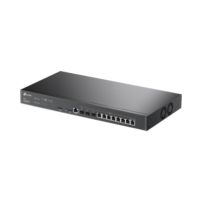 Router Omada VPN / SDN Multi-WAN 10G / 1 Puerto WAN SFP+ 10G / 1 Puerto WAN/LAN SFP+ 10G / 1 Puerto WAN/LAN SFP 1G / 8 puertos LAN/WAN 1G / 2 Puertos USB / 2.3 Millones Sesiones Concurrentes / Administración Centralizada OMADA SDN.