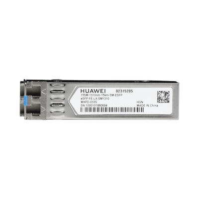 Transceptor Óptico eSFP / Velocidad de 100Mbps / Monomodo / 1310nm / Conector LC / Distancia de hasta 15 Km