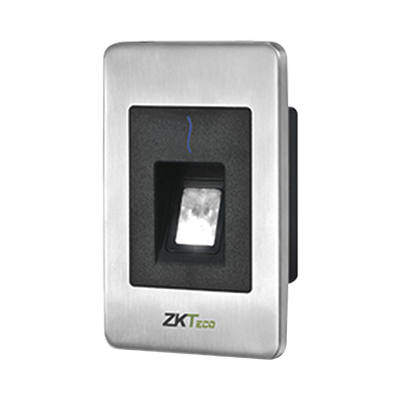 Lector de huella y tarjeta de proximidad esclavo RS-485 para exterior