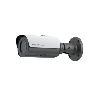 Bala IP 5 MP / Lente Mot. 5 a 50 mm / Exterior Calentador Integrado / IR 60 m / Detección Facial / Movimiento / Sabotaje / Merodeo / Intrusión / Alarmas y Audio I/O / ONVIF / NDAA / PoE / H.265 / IP67 / IK10 / Serie 60 / Honeywell Security