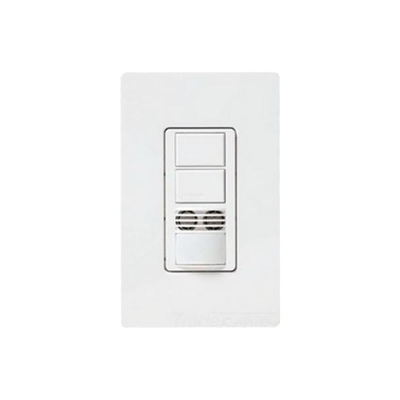 (XCT) Apagador doble con sensor de presencia y PIR ultrasónico, ideal para salas de conferencia o entretenimiento.