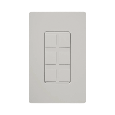 Caja de pared para varios contactos de red o tel, 6 mini espacios