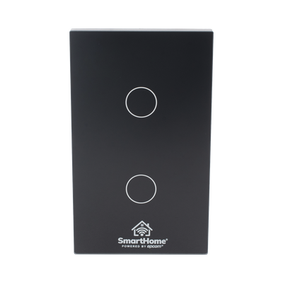 (Wifi) Apagador switch inalámbrico WIFI, control de 2 regresos de carga, 110V