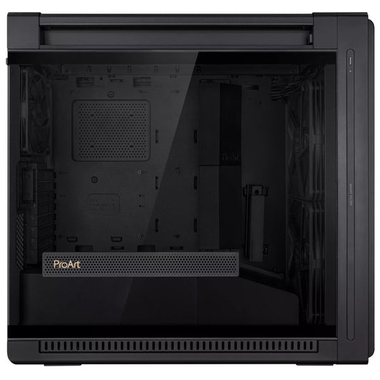 GABINETE ASUS PROART PA602 /MEDIA TORRE /EATX /MINI ITX /CRISTAL TEMPLADO /NEGRO