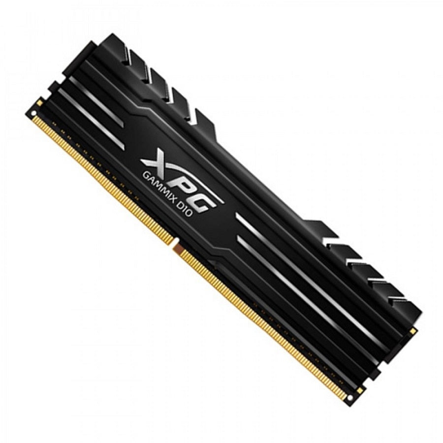 MEMORIA XPG GAMMIX D10 UDIMM DDR4 16GB PC4-25600 3200MHZ CL16 1.2V CON DISIPADOR PC/GAMER COLOR NEGRO (AX4U320016G16A-SB10)