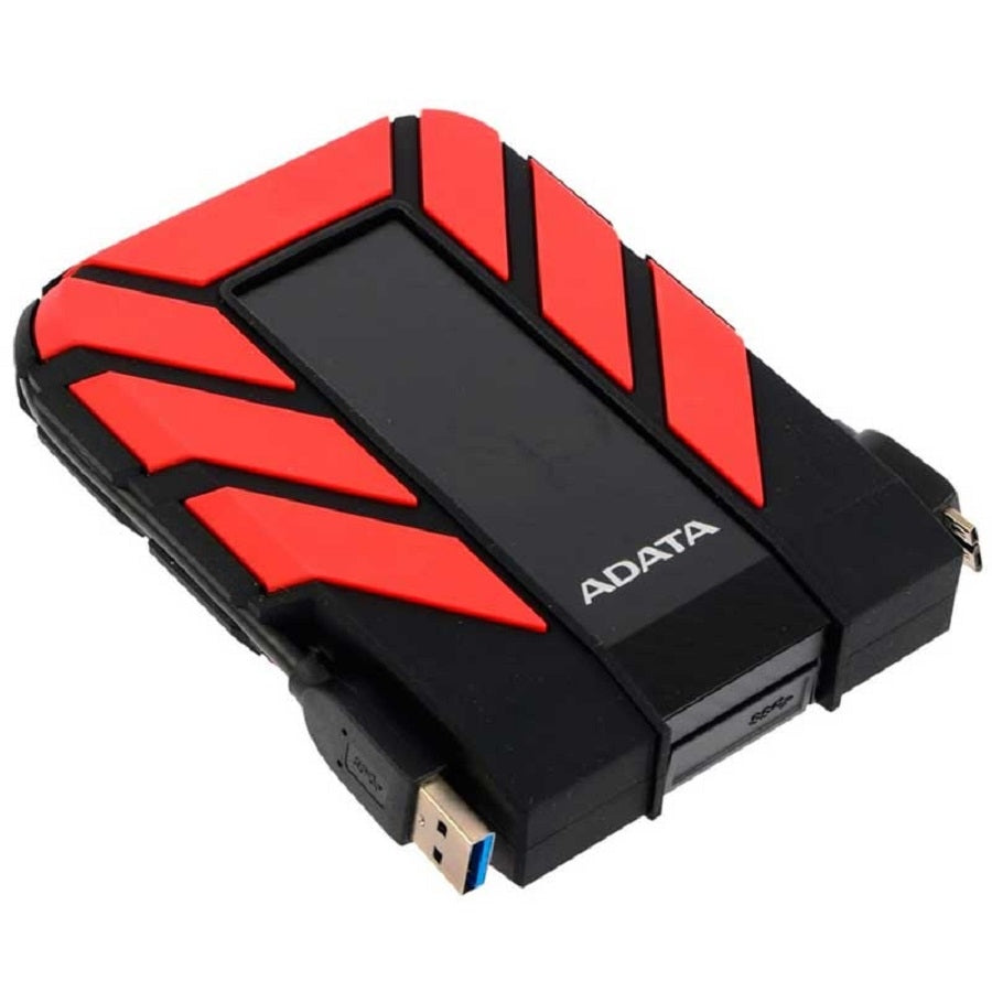 DISCO DURO EXTERNO ADATA HD710P 1TB PORTATIL 2.5 USB 3.2 WINDOWS MAC LINUX CONTRAGOLPES COLOR ROJO (AHD710P-1TU31-CRD)