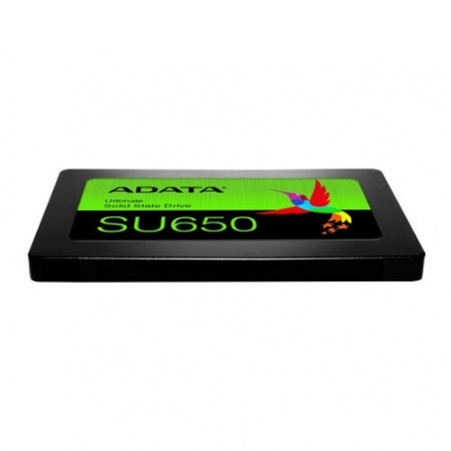 UNIDAD DE ESTADO SOLIDO SSD INTERNO ADATA SU650 256GB 2.5 SATA3 LECT. 520 ESCRIT. 450 MBS 7MM PC LAPTOP MINIPC SIN BRACKET 3DNAND (ASU650SS-256GT-R)