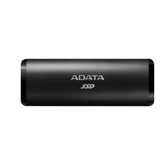 UNIDAD DE ESTADO SOLIDO SSD EXTERNO ADATA SE760 512GB PORTATIL USB 3.2 TIPO C WINDOWS MAC LINUX ANDROID PS5 XBOX X S COLOR NEGRO (ASE760-512GU32G2-CBK)
