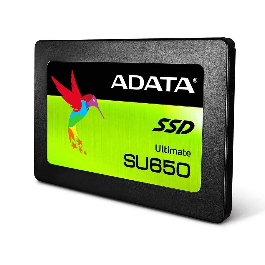 UNIDAD DE ESTADO SOLIDO SSD INTERNO ADATA SU650 120GB 2.5 SATA3 LECT. 520 ESCRIT. 450 MBS 7MM PC LAPTOP MINIPC SIN BRACKET 3DNAND (ASU650SS-120GT-R)
