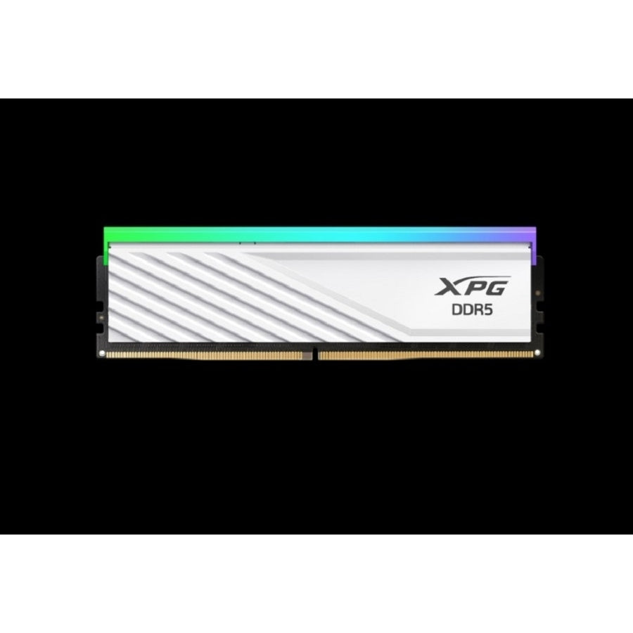 MEMORIA ADATA XPG LANCER BLADE RGB UDIMM DDR5 16GB CL40 BLANCO 6000 MTS GAMER DE ALTO RENDIMIENTO (AX5U6000C4816G-SLABRWH)