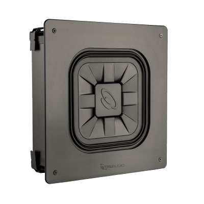 Subwoofer In-Wall 10" | 250 Watts | Sensibilidad 83 dB | Respuesta de Frecuencia 45-90 Hz | Salida Máxima 107 dB | Impedancia 4Ω