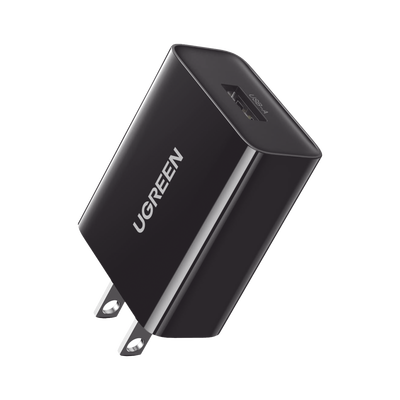 Cargador de 18W | 1 Puerto USB-A | Carga Rápida | QC3.0/ QC2.0 /QC1.0 AFC, FCP, BC1.2| Tamaño Compacto | UL, PSE, FCC, CE | Protección Múltiple.