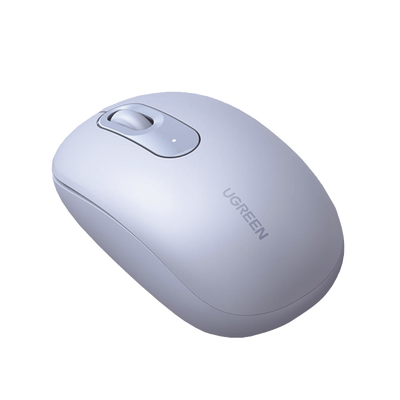 Mouse Inalámbrico 2.4G 800/1200/1600/2400 DPI | Función de 3 botones | Alcance 10m | Silencioso |  Ergonómico | Anti-caída y Anti-interferencias | Batería Alcalina AA incluida  | Color Dusty Blue.