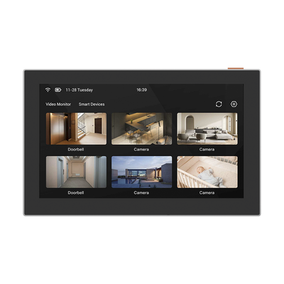 Pantalla Inalámbrica / Con Batería Recargable 4600mAh / Wi-Fi / Ideal Para Escritorio o Pared  / Vista en Vivo de Cámaras EZVIZ / Compatible con Videoportero CS-HP7  para ver Cámara y Apertura Remota  / Audio de Dos Vías