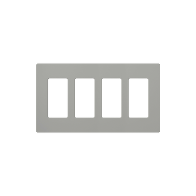 PLACA DE PARED COLOR GRIS, 4 ESPACIOS