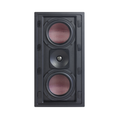 BOCINA DE PARED | 2 WOOFERS DE FIBRA DE CARBONO 6.5'' | TWEETER DE TITANIO 1'' | 200W