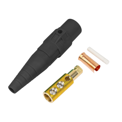 Conector camlock | 400 AMPERES | MACHO | color negro