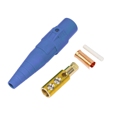 Conector camlock | 400 AMPERES | MACHO | color azul