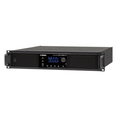 Amplificador de Audio de Alta Potencia | 4 x 600w |  Baja Impedancia | 70/100V | DSP Integrado | Interfaz Dante
