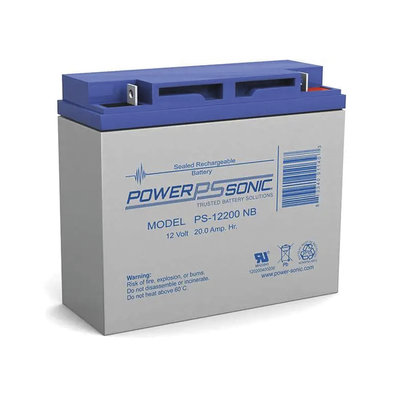 Batería 12V, 20AH, Para Respaldo, Tecnologías AGM/VRLA, 5 Años Vida Útil, Terminales NB2, Reconocida UL