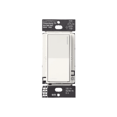 (RadioRA3) Apagador Auxiliar de pared, compañero de apagadores multilocación. Usar en 3 vías o escalera. Color blanco mate.