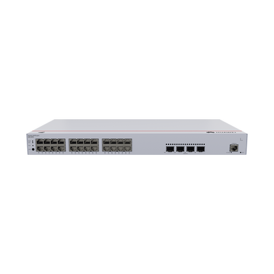 Switch de Acceso Gigabit Administrable PoE Capa 2 / 24 puertos 10/100/1000 Mbps (PoE) / 4 Puertos 10GE SFP+ Uplink / ERPS / IMGP Snooping / DHCP Snooping / PoE Perpetuo / 400W / Administración Nube Gratis