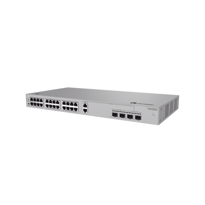 Switch Gigabit Administrable PoE Capa 3 / 24 Puertos 10/100/1000 Mbps (22 PoE) / 2 Puertos 2.5GE (PoE) combo 2 Puertos SFP 2.5GE /2 Puertos SFP+ 10GE / 400W / PoE Perpetuo / iStack / Administración Nube Gratis