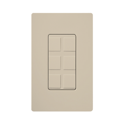 Caja de pared para contactos varios, 6 mini espacios.