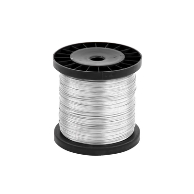 Bobina de 500 Metros / Alambre de Aluminio Reforzado / 16 AWG / Para Intemperie / Ideal para Cercas Electrificadas.