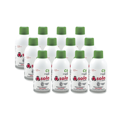 Paquete De 12 Latas De Gas Genuino De Monóxido De Carbono (CO) De Uso Manual o En Dispensadores SOLO-330/SOLO-332