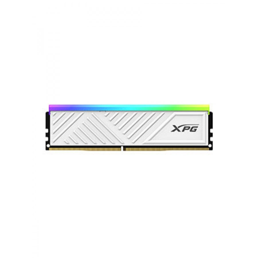 MEMORIA XPG SPECTRIX D35G UDIMM DDR4 8GB PC4-25600 3200MHZ CL16 288PIN 1.35V RGB CON DISIPADOR PC/GAMER COLOR BLANCO (AX4U32008G16A-SWHD35G)