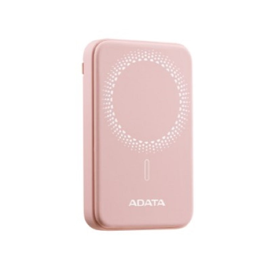 BATERIA DE RESPALDO ADATA POWER BANK MAGNÉTICO R050 5000 MAH USB -C CARGA INALÁMBRICA COLOR ROSA (PR050-11PK)