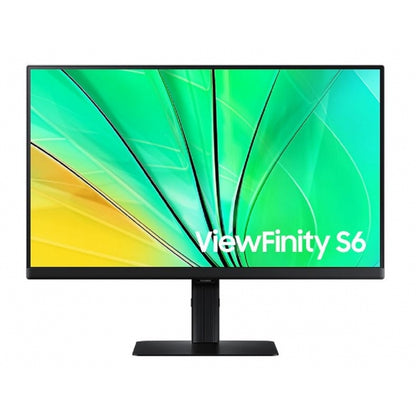 MONITOR LED SAMSUNG 24 PULGADAS QHD (2,560 X 1,440) FLAT, S24D60 VIEWFINITY S6 , 5MS, 100 HZ, IPS, D. PORT, HDMI, USB, PIVOT