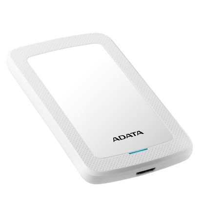 DISCO DURO EXTERNO ADATA HV300 2TB PORTATIL 2.5 USB 3.2 WINDOWS MAC LINUX DASHDRIVE SLIM COLOR BLANCO ( AHV300-2TU31-CWH)