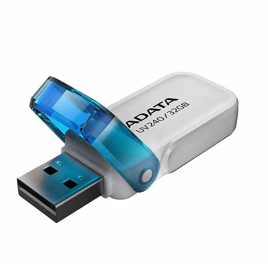 MEMORIA ADATA 32GB USB 2.0 UV240 BLANCO ( AUV240-32G-RWH)