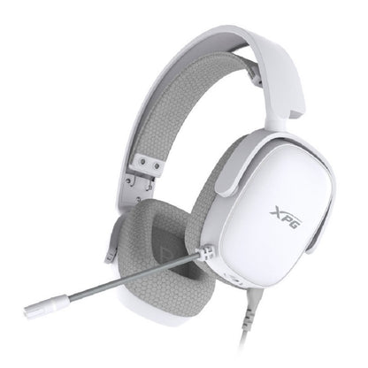 AUDIFONOS XPG PRECOG S AUDIO 3D CONECTOR 3.5MM MICROFONO OMNIDIRECCIONAL GAMER CONTROL DE VOLUMEN COLOR BLANCO (PRECOG S-WHCWW)