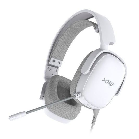 AUDIFONOS XPG PRECOG S AUDIO 3D CONECTOR 3.5MM MICROFONO OMNIDIRECCIONAL GAMER CONTROL DE VOLUMEN COLOR BLANCO (PRECOG S-WHCWW)