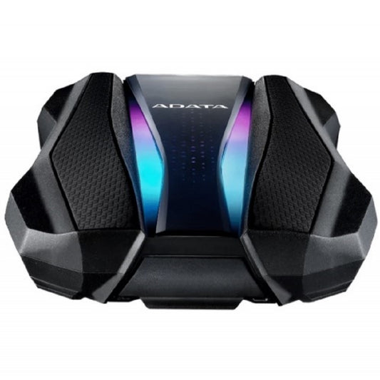 DISCO DURO EXTERNO ADATA HD770G 1TB PORTATIL 2.5 USB 3.2 WINDOWS MAC LINUX CONTRAGOLPES GAMING RGB COLOR NEGRO (AHD770G-1TU32G1-CBK)