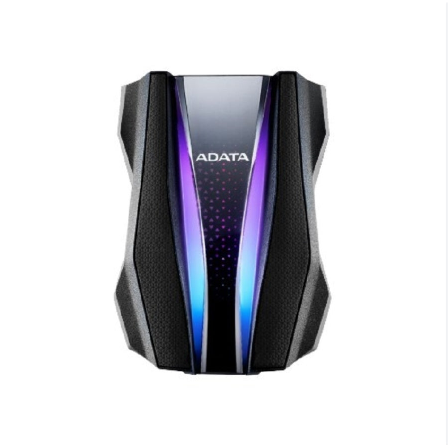 DISCO DURO EXTERNO ADATA HD770G 2TB PORTATIL 2.5 USB 3.2 WINDOWS MAC LINUX CONTRAGOLPES GAMING RGB COLOR NEGRO (AHD770G-2TU32G1-CBK)