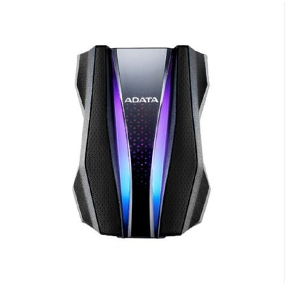 DISCO DURO EXTERNO ADATA HD770G 2TB PORTATIL 2.5 USB 3.2 WINDOWS MAC LINUX CONTRAGOLPES GAMING RGB COLOR NEGRO (AHD770G-2TU32G1-CBK)