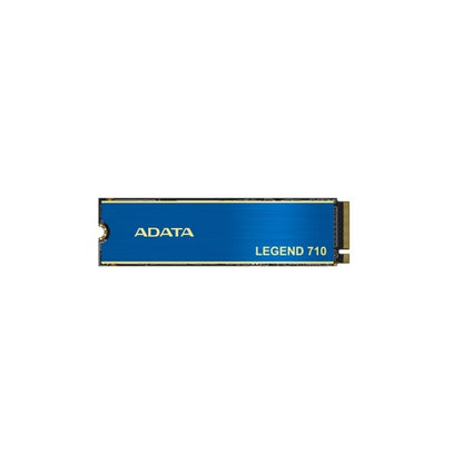UNIDAD DE ESTADO SOLIDO SSD INTERNO ADATA LEGEND 710 512GB M.2 2280 NVME PCIE GEN 3X4 LECT.2400 ESCRIT.1800 MBS PC LAPTOP MINIPC 3DNAND DISIPADOR (ALEG-710-512GCS)
