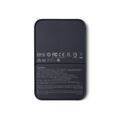 BATERIA DE RESPALDO ADATA  POWER BANK MAGNÉTICO PR100 10000 MAH / USB-C / CARGA INALÁMBRICA / NEGRO (PR100-12BK)