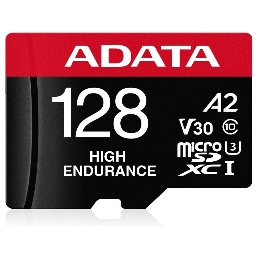 MEMORIA ADATA MICRO SDXC/SDHC 128GB UHS-I VIDEOVIGILANCIA 24/7 100MB/85MB 4K CLASE 10 U3 V30 A2 C/ADAPTADOR (AUSDX128GUI3V30SHA2-RA1)