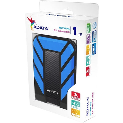 DISCO DURO EXTERNO ADATA HD710P 1TB PORTATIL 2.5 USB 3.2 WINDOWS MAC LINUX CONTRAGOLPES COLOR AZUL (AHD710P-1TU31-CBL)