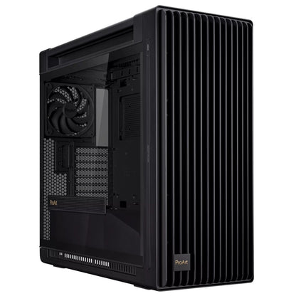 GABINETE ASUS PROART PA602 /MEDIA TORRE /EATX /MINI ITX /CRISTAL TEMPLADO /NEGRO
