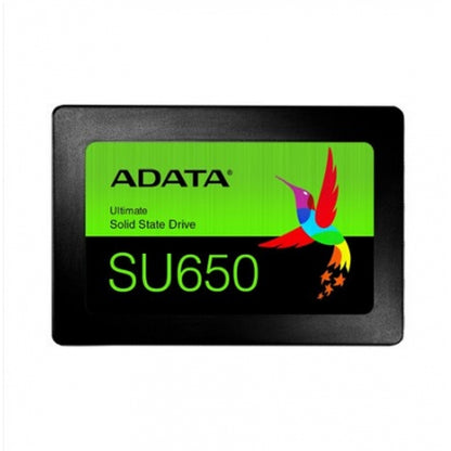 UNIDAD DE ESTADO SOLIDO SSD INTERNO ADATA SU650 256GB 2.5 SATA3 LECT. 520 ESCRIT. 450 MBS 7MM PC LAPTOP MINIPC SIN BRACKET 3DNAND (ASU650SS-256GT-R)